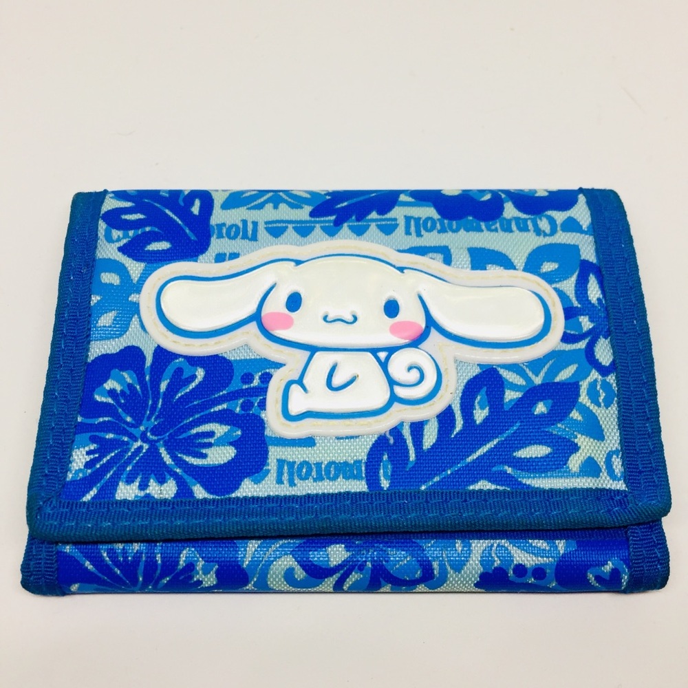 Sanrio Cinnamoroll Blue Tropical Print Wallet